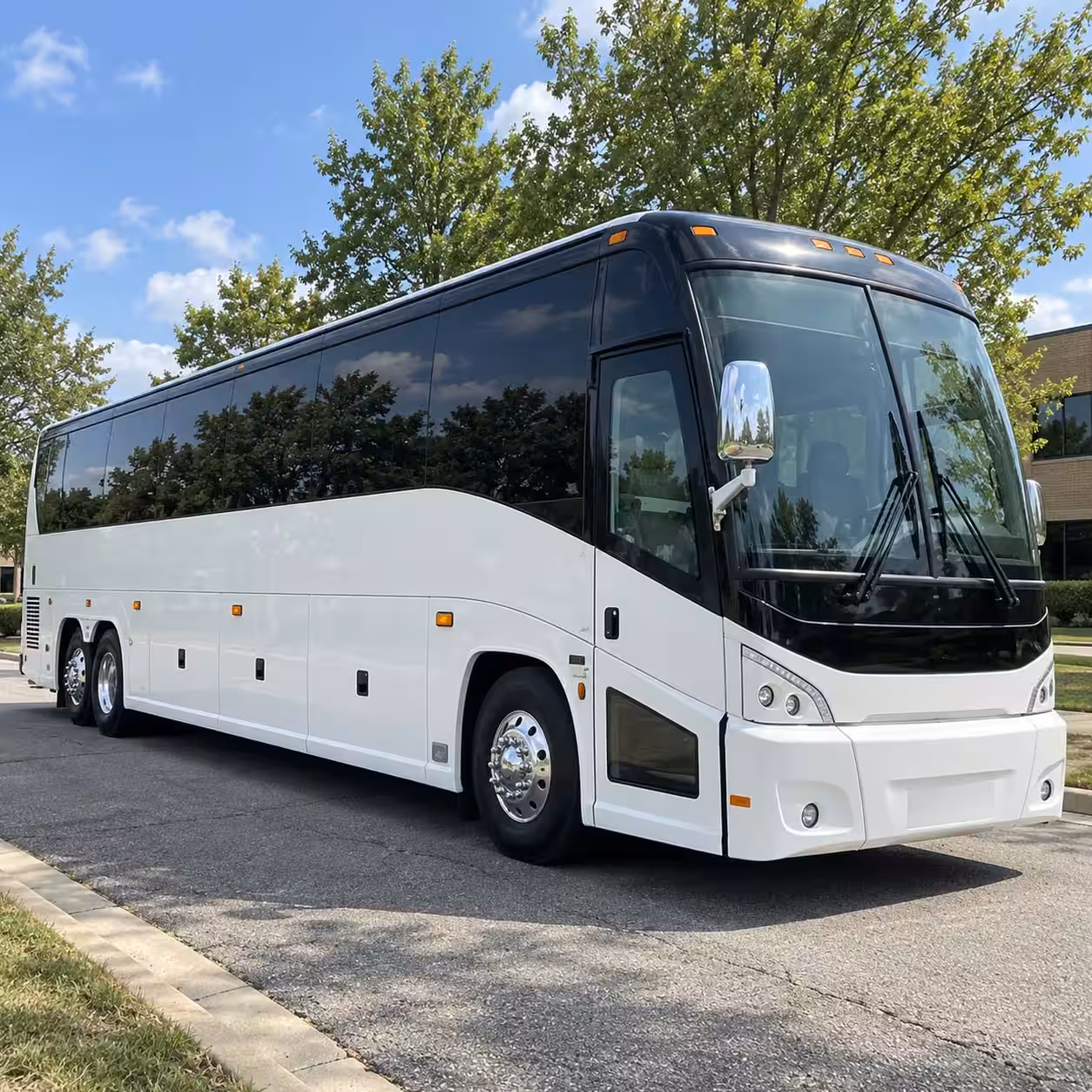 irvine charter bus rental exterior