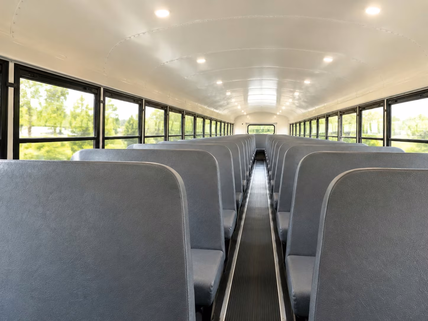 school bus interior
