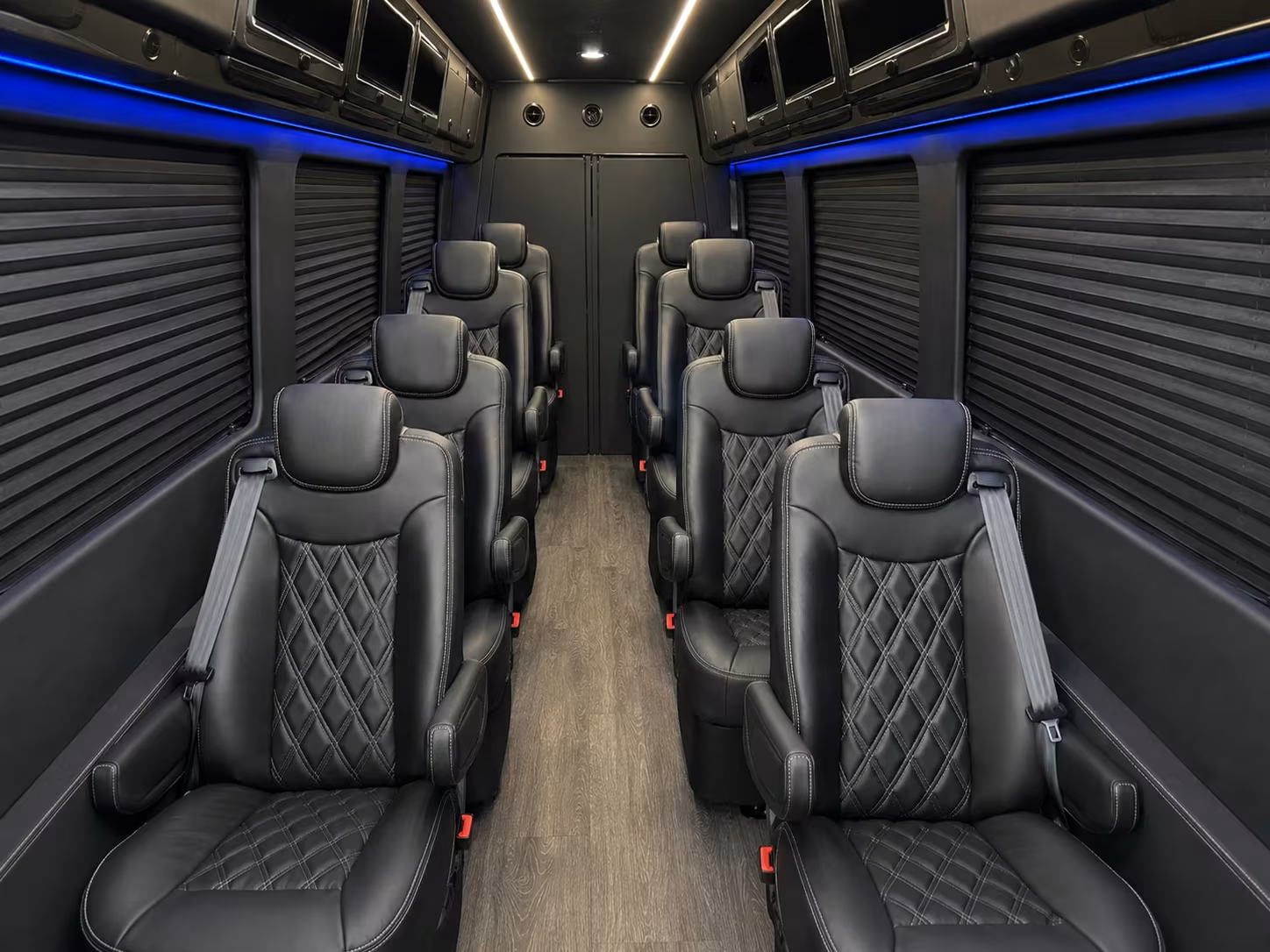 sprinter van with driver interior