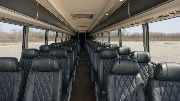 50 passenger charter bus interior irvine