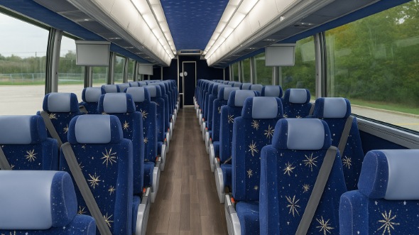55 passenger charter bus interior irvine