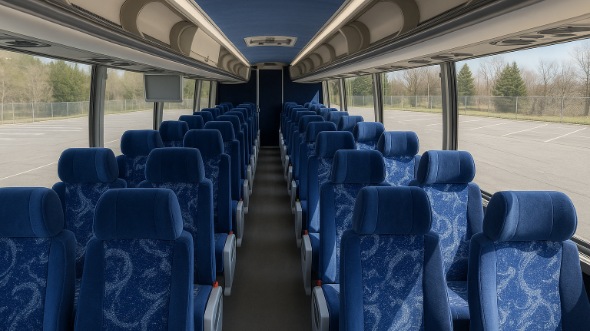 56 passenger charter bus interior irvine