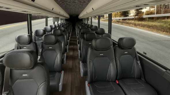 irvine 18 passenger minibus inside