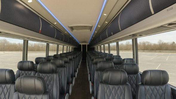 irvine 54 passenger charter bus rental