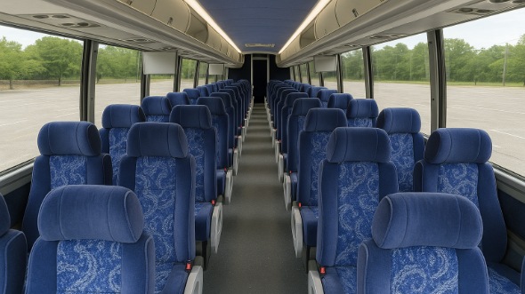 irvine 55 passenger charter bus rental