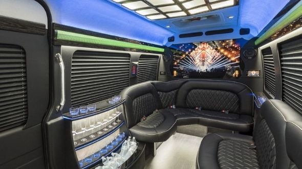 irvine sprinter limo rental inside
