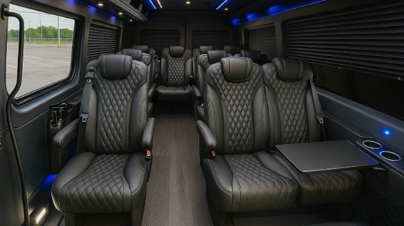 irvine sprinter van with driver rental