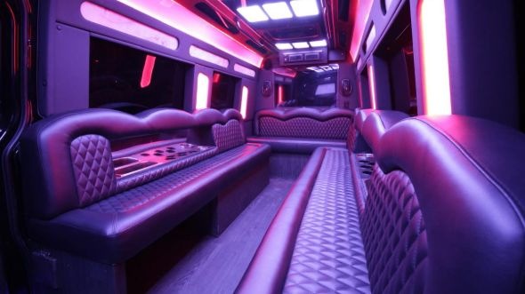 sprinter limo rental interior irvine